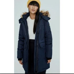 Noize Nora Parka in Navy Blue 🇨🇦